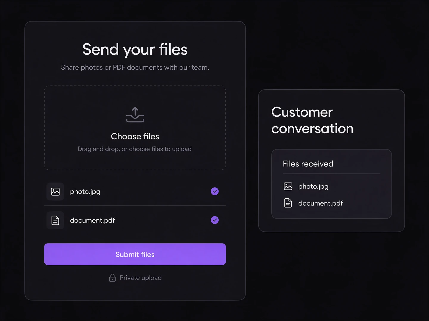 Authorized staff can review the file and continue the work.